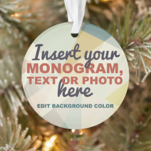 Ornamento Crie seu próprio personalizado