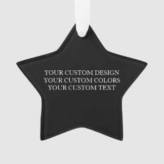 Ornamento Crie seu próprio personalizado