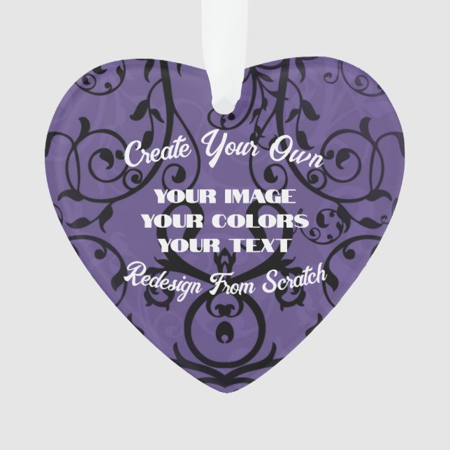 Ornamento Crie seu próprio personalizado completamente (Frente)