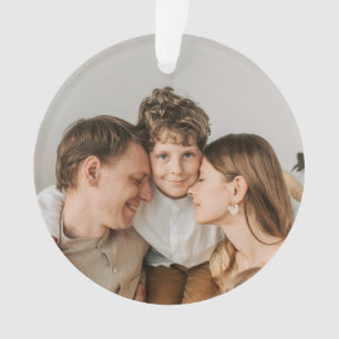 Ornamento Crie Sua Própria Foto Imagem Personalizada DIY
