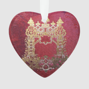 Ornamento Crimson Com Tinta Inclusa