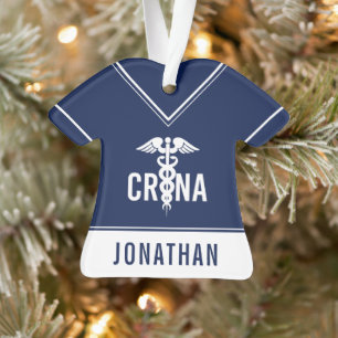 Ornamento CRNA personalizado Enfermeiro Anestesista Registra