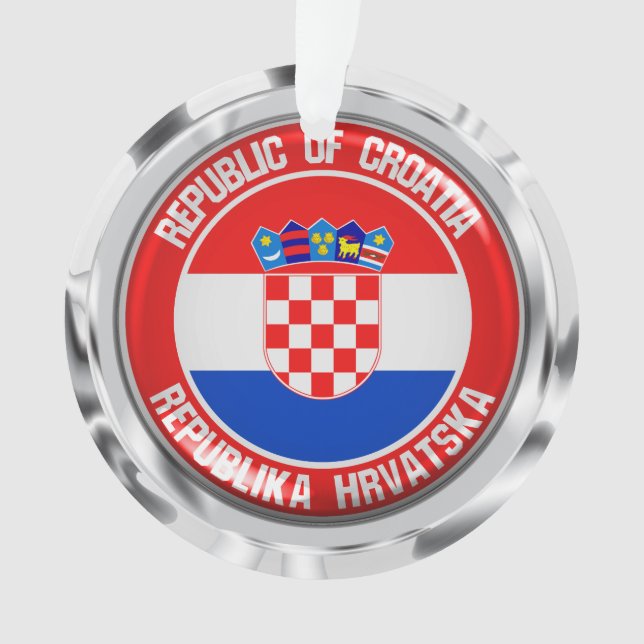 Ornamento Croatia Round Emblem (Frente)