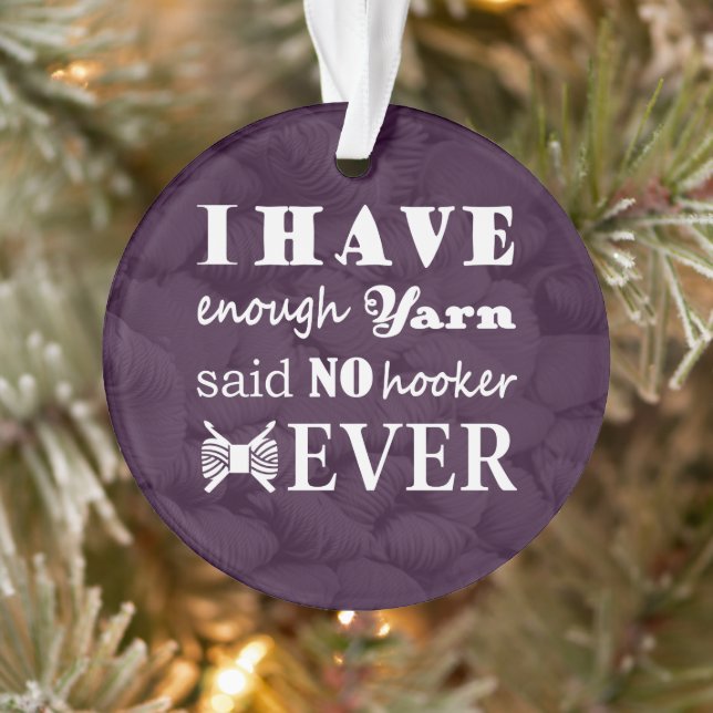 Ornamento Crochet - Artesanatos do Arco do Fio Escuro (Árvore)