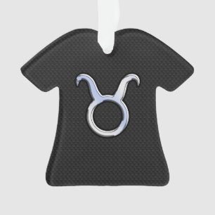 Ornamento Cromo Como Taurus Zodíaco Decor