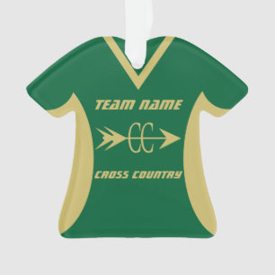 Ornamento Cross Country Dourada Sports Jersey