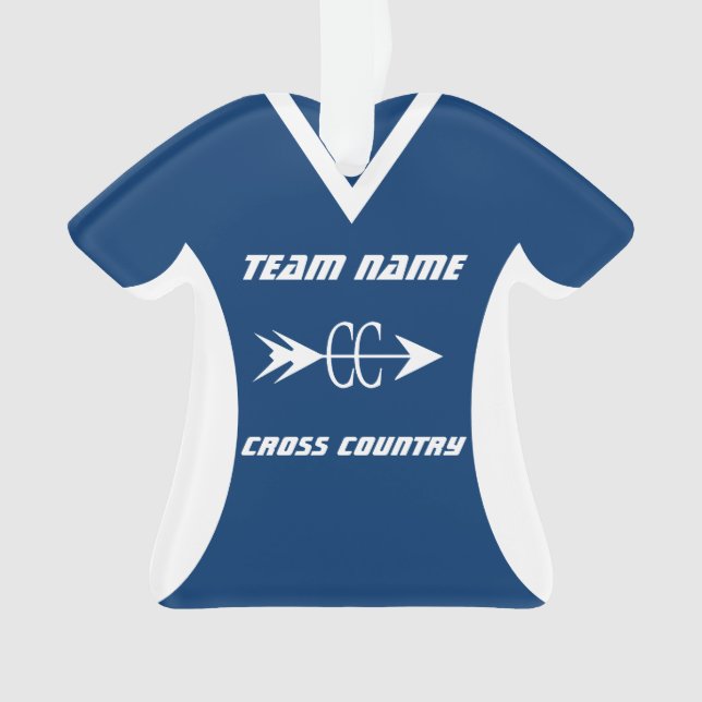 Ornamento Cross Country Editable Jersey (Frente)