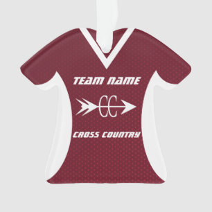 Ornamento Cross Country Maroon Sports Jersey