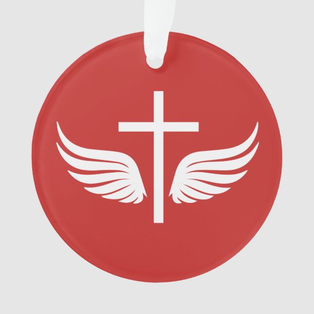 Ornamento Cruz cristã (Frente)