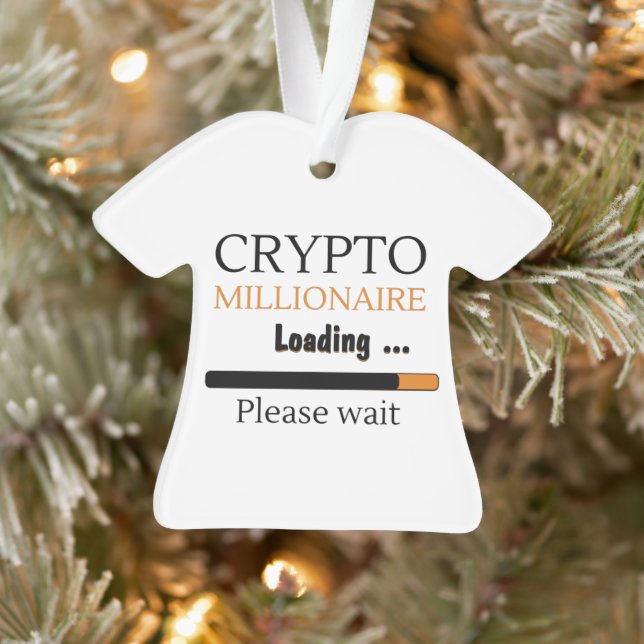 Ornamento Crypto Millionaire Loading engraçado trading nft (Árvore)