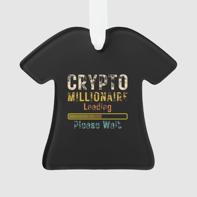 Ornamento Crypto Millionaire Loading retro vintage (Verso)
