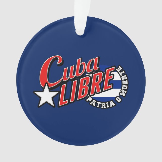 Ornamento Cuba Libre Motto (Frente)