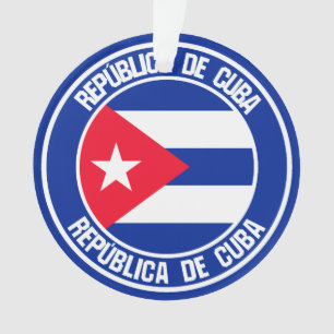Ornamento Cuba Round Emblem