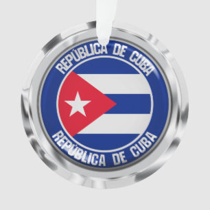 Ornamento Cuba Round Emblem
