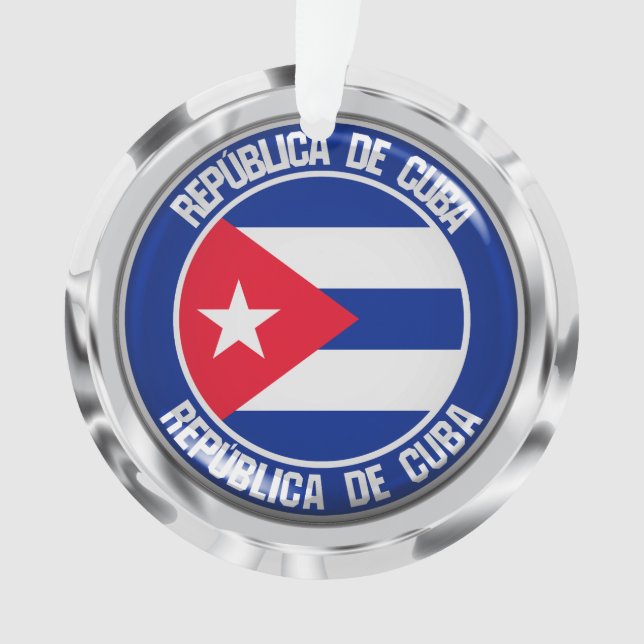 Ornamento Cuba Round Emblem (Frente)