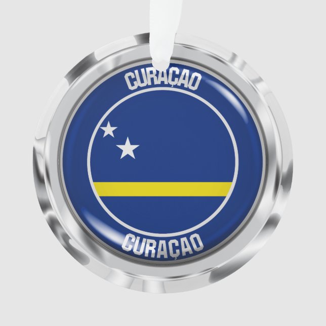 Ornamento Curaçao Round Emblem (Frente)