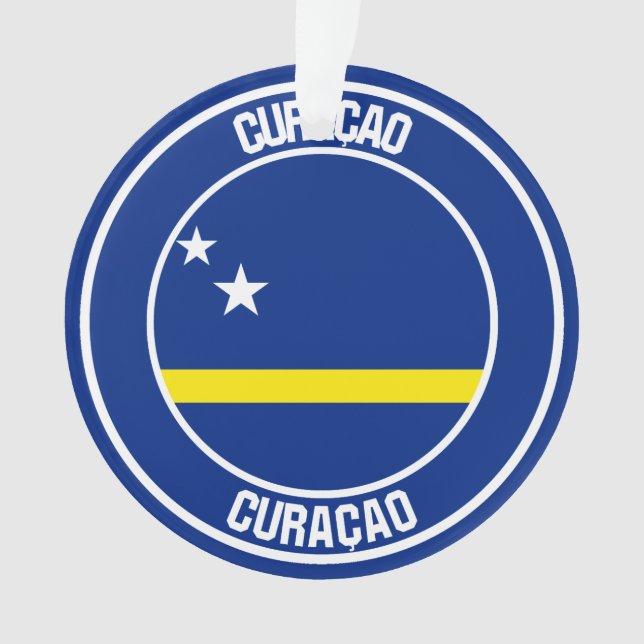 Ornamento Curaçao Round Emblem (Frente)