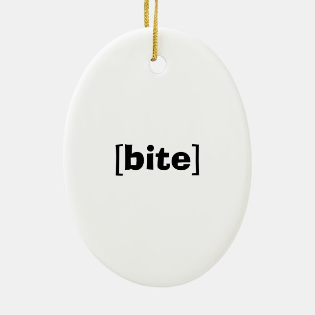 Ornamento CURVADO de XMess do COLMILHO (Verso)