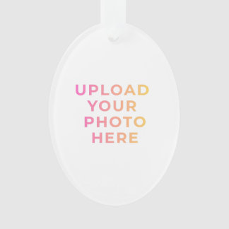 Ornamento Custom Ornament | Photo, Name & Family Keepsake