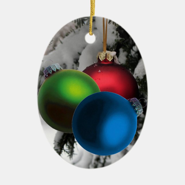 Ornamento customizável dos enfeites de natal (Frente)