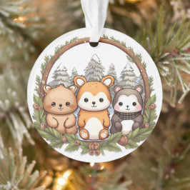Ornamento Cute animals celebrating Christmas