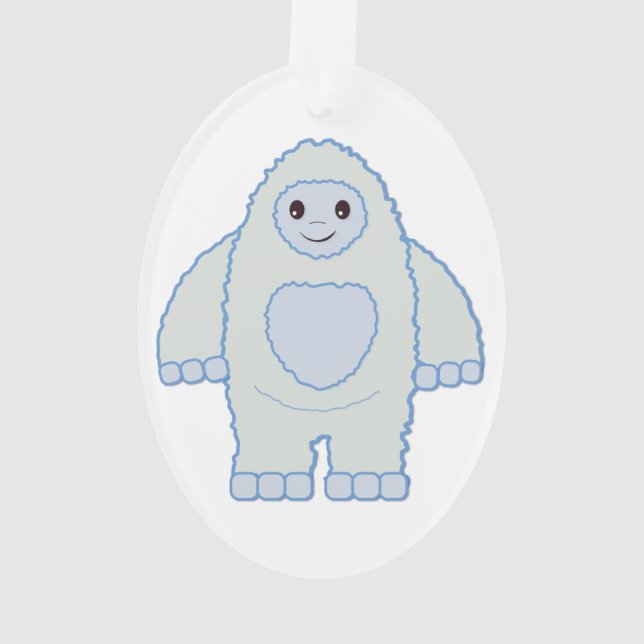 Ornamento Cute Baby Yeti (Verso)
