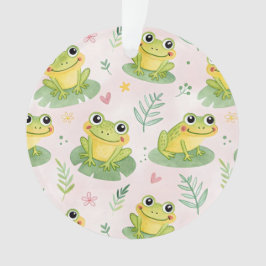 Ornamento Cute frogs Pattern