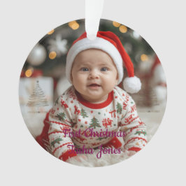 Ornamento Cute Snowman Ornament | Cozy Pastel Christmas