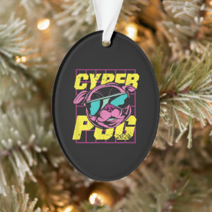Ornamento Cyber Pug Cachorro Legal