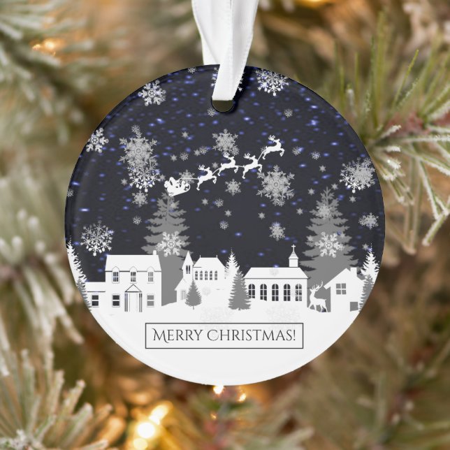 Ornamento da Aldeia de Natal (Árvore)