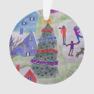 Ornamento da Aldeia de Natal