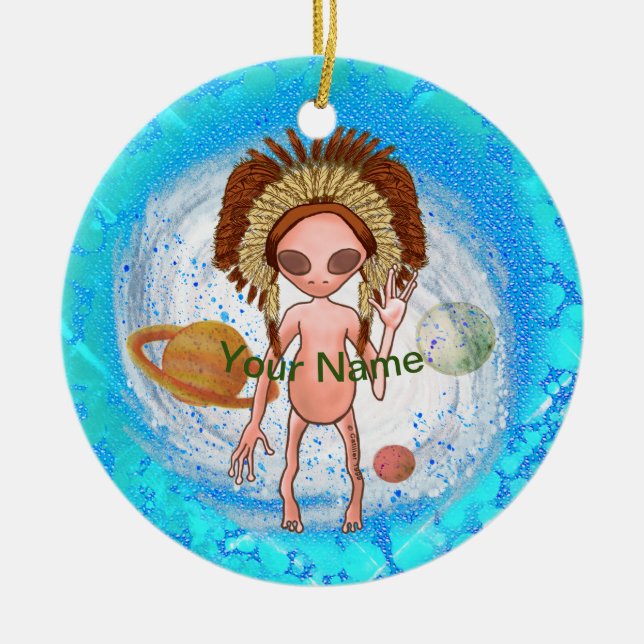 Ornamento da Alienígena indiana (Frente)