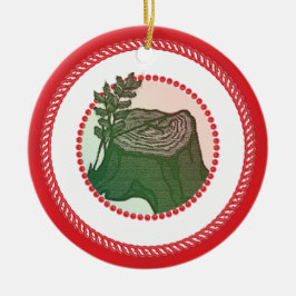 Ornamento da árvore de Jesse de Candy-back