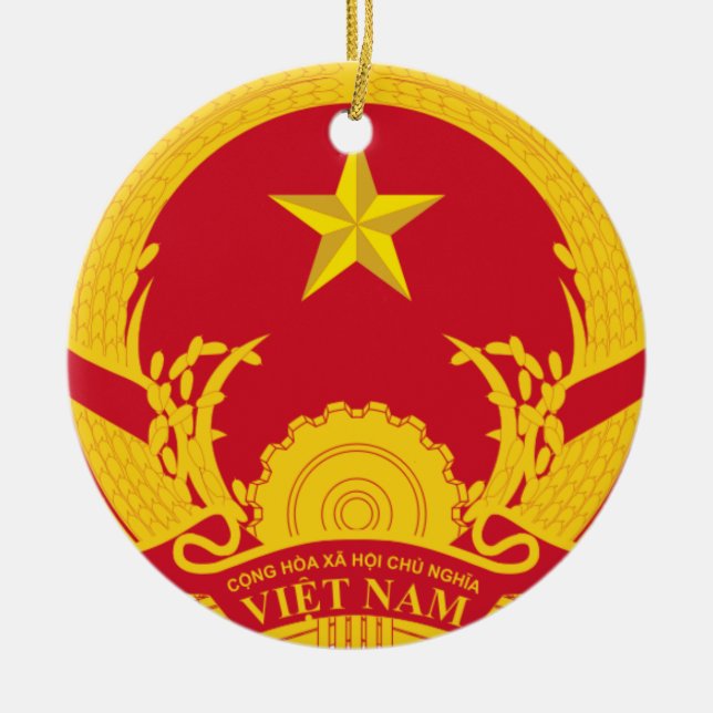 Ornamento da árvore de Natal de Vietnam* (Frente)