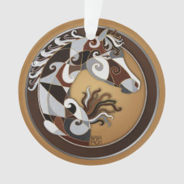 Ornamento da árvore de Natal do cavalo