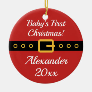 Ornamento da árvore de Natal Santa Claus, 1rua de 