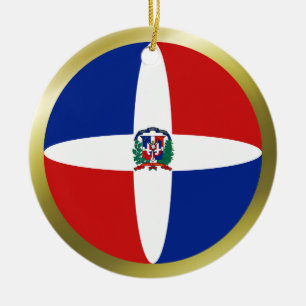Ornamento da bandeira da República Dominicana