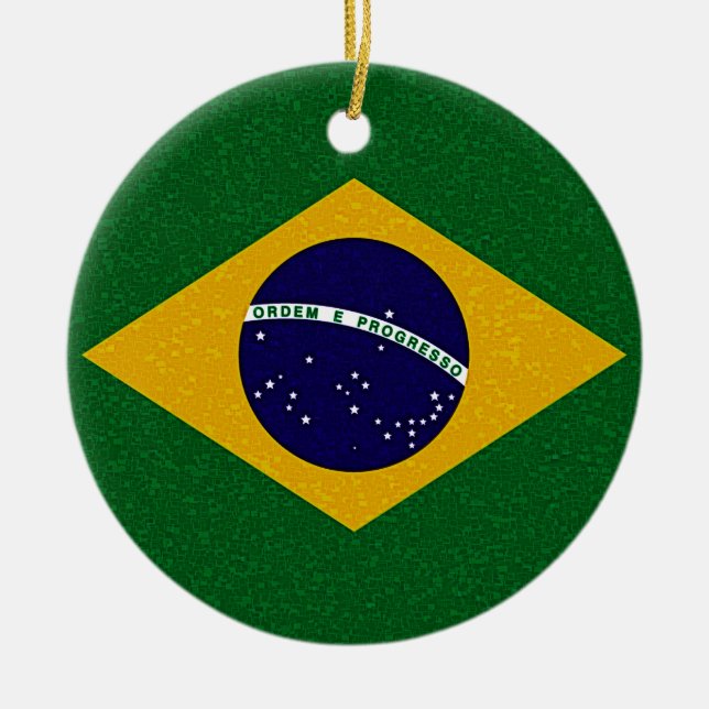Ornamento da BANDEIRA de BRASIL (Frente)