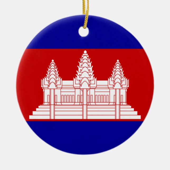 Ornamento da bandeira de Cambodia (Frente)
