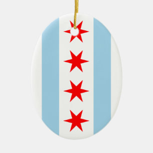 Ornamento da bandeira de Chicago