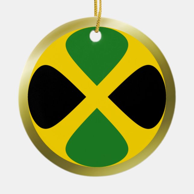 Ornamento da bandeira de Jamaica (Frente)