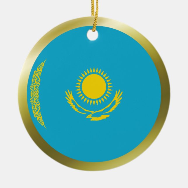 Ornamento da bandeira de Kazakhstan (Frente)