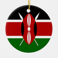 Ornamento da bandeira de Kenya