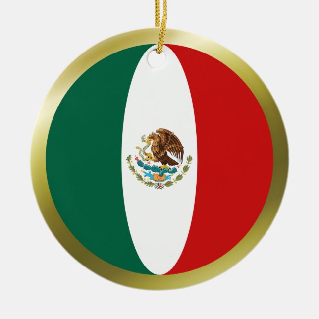 Ornamento da bandeira de México (Frente)