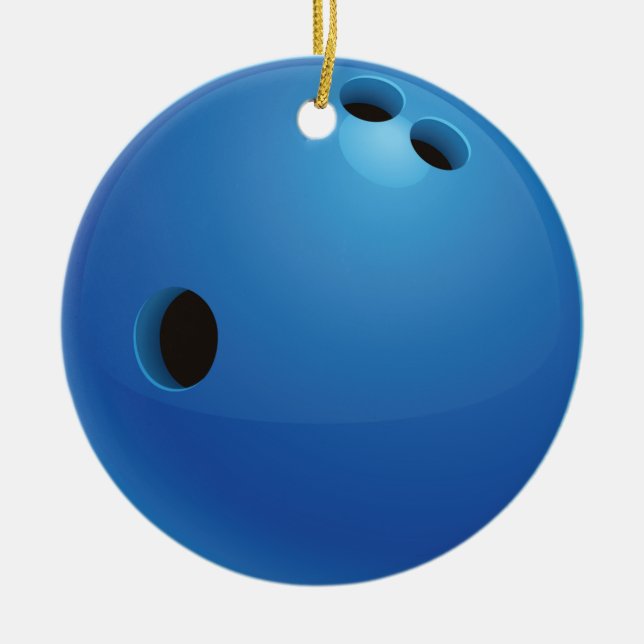 Ornamento da bola de boliche (Frente)