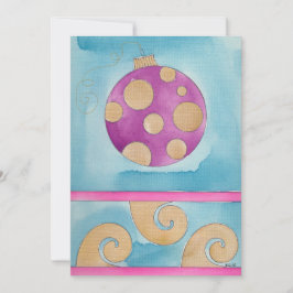 Ornamento da Bolinhas de Natal - Cartão de Natal P