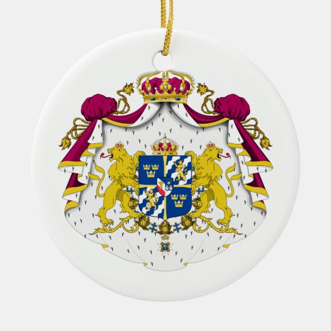 Ornamento da brasão da suecia (Frente)