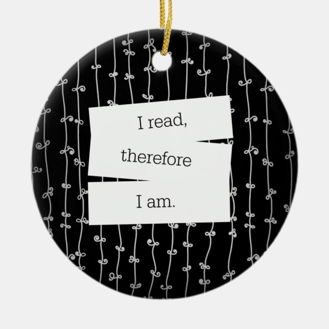 Ornamento da divisa do leitor ávido (Frente)