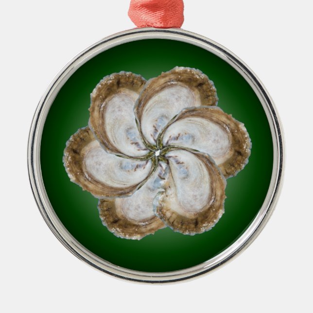 Ornamento da flor da ostra - design C (Frente)