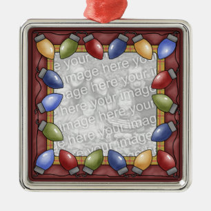 Ornamento da foto do Natal